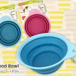 使わないときはペッタンコで持ち運びラクラク！フードボール！